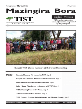 TIST Kenya Newsletter - March 2022