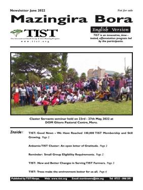 TIST Kenya Newsletter - June 2022