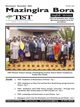 TIST Kenya Newsletter - December 2022