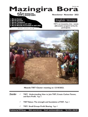 TIST Kenya Newsletter - November 2023