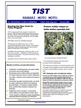 TIST Tanzania Newsletter - January 2002