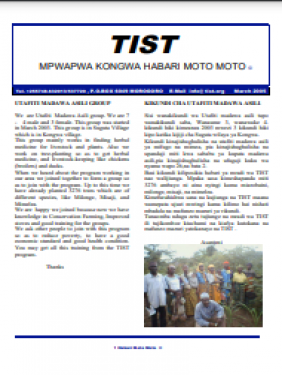 TIST Tanzania Newsletter - March 2005