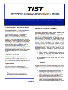 TIST Tanzania Newsletter - June 2005