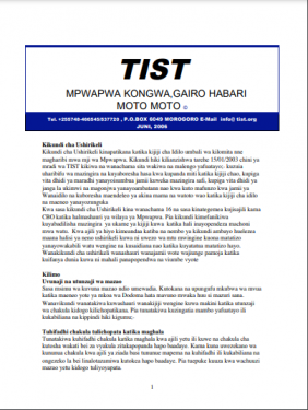 TIST Tanzania Newsletter - June 2006