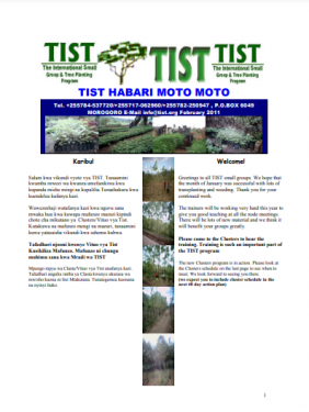 TIST India Newsletter - Febuary 2011