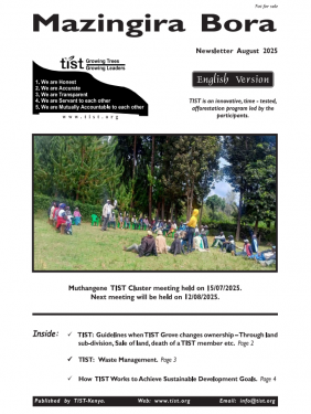 TIST kenya Newsletter - August 2025
