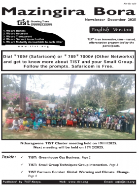 TIST kenya Newsletter - December 2025