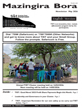 TIST kenya Newsletter - May 2026